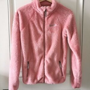 Kids Bench fuzzy pink cozycore jacket. Size 14/16